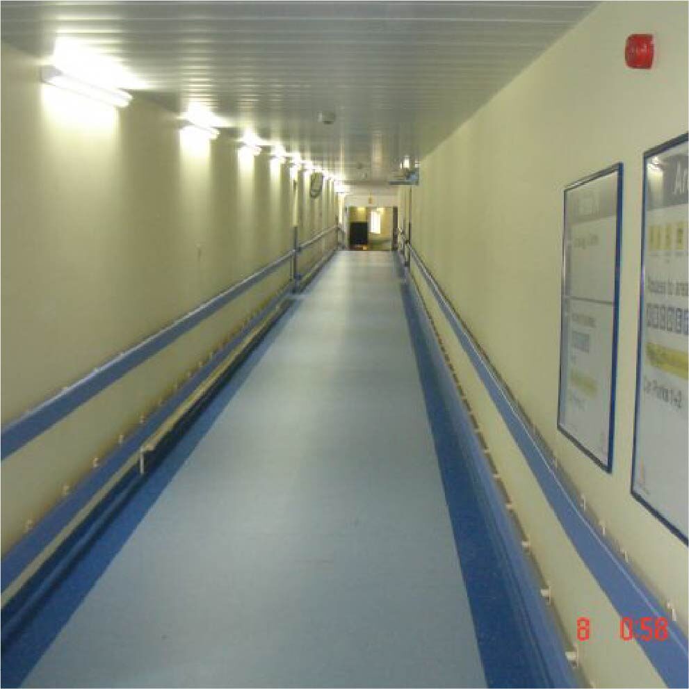 JW Turner Northampton Hospital Green Corridor Image 1-01